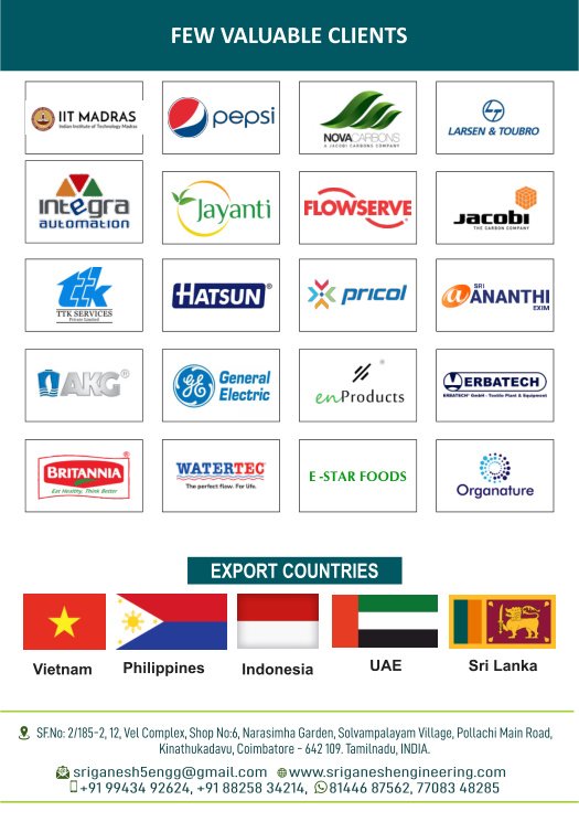 Sri Ganesh Engineering export countries and clients